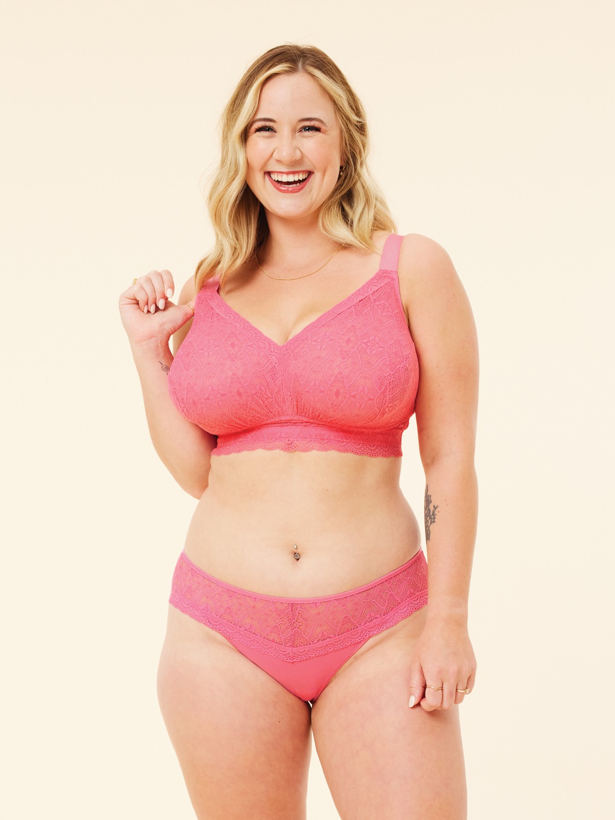 bestie bra - hot pink