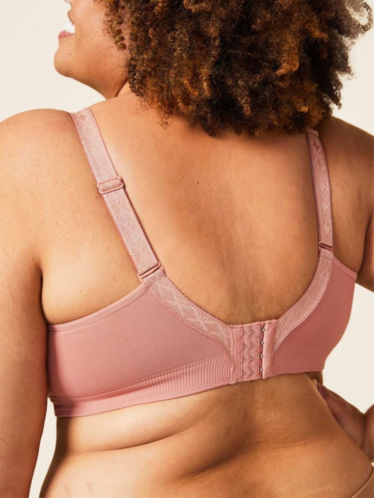 nursing bra - rosewood