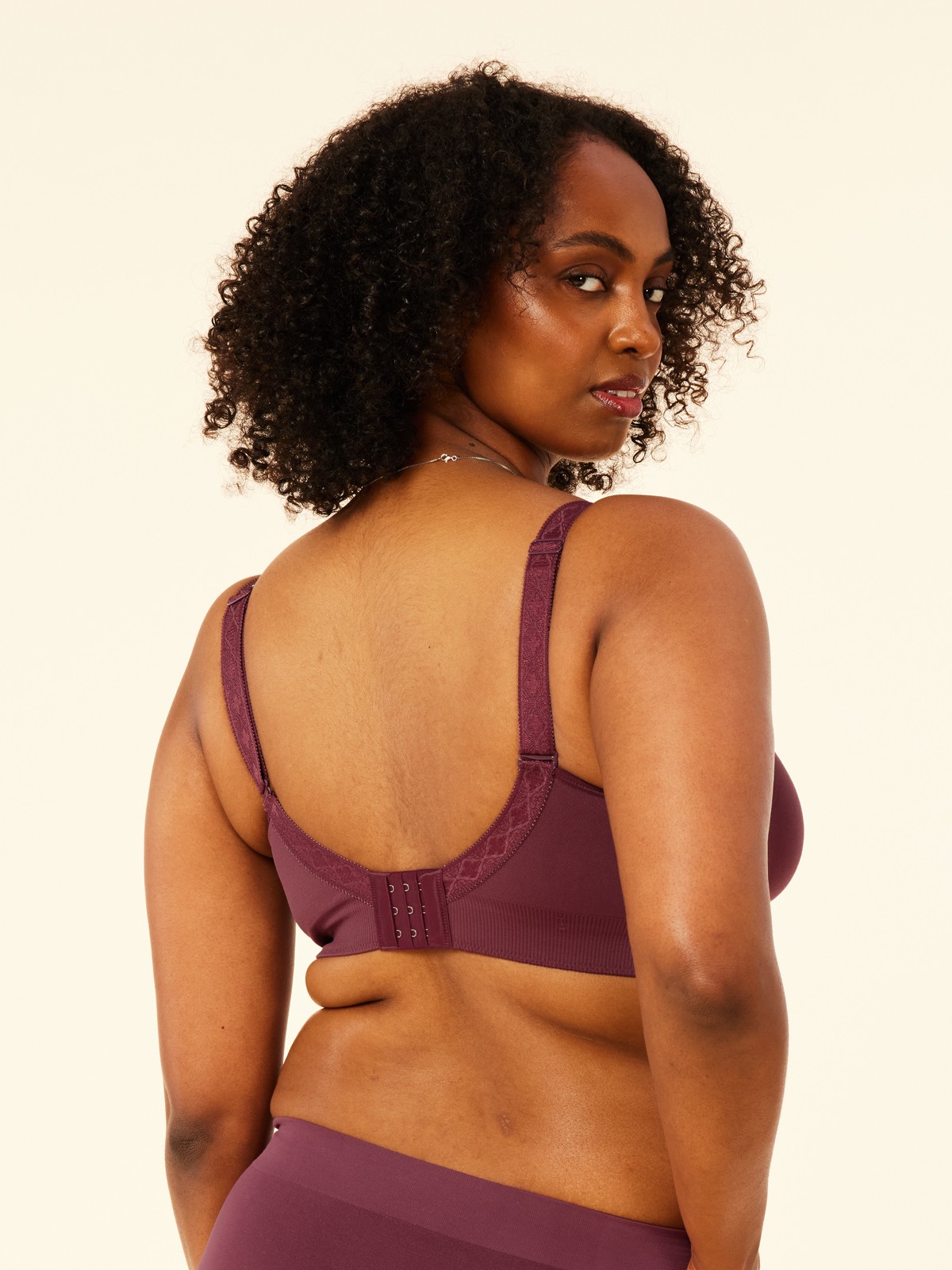 basic bra - plum