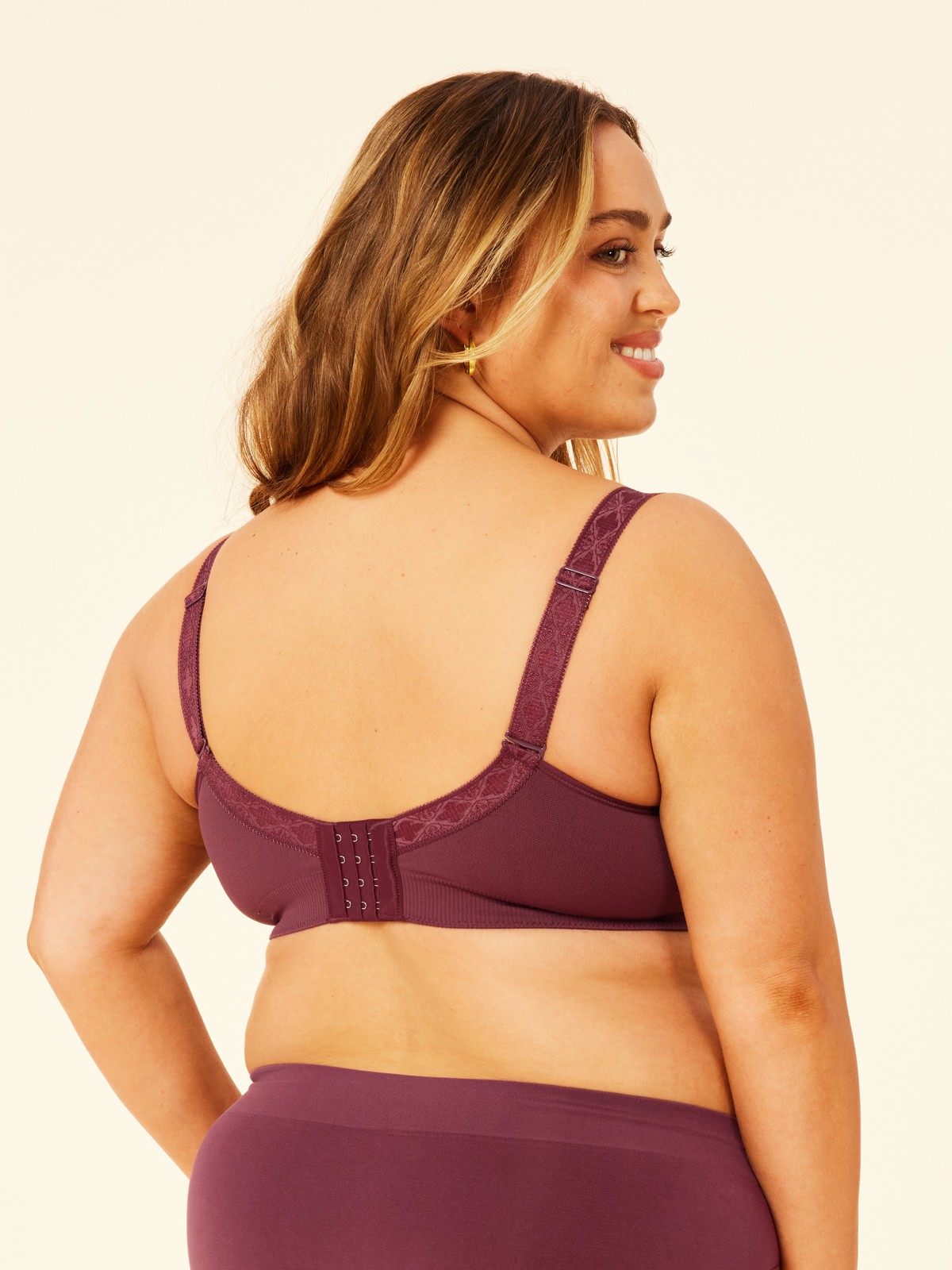 nursing bra - plum