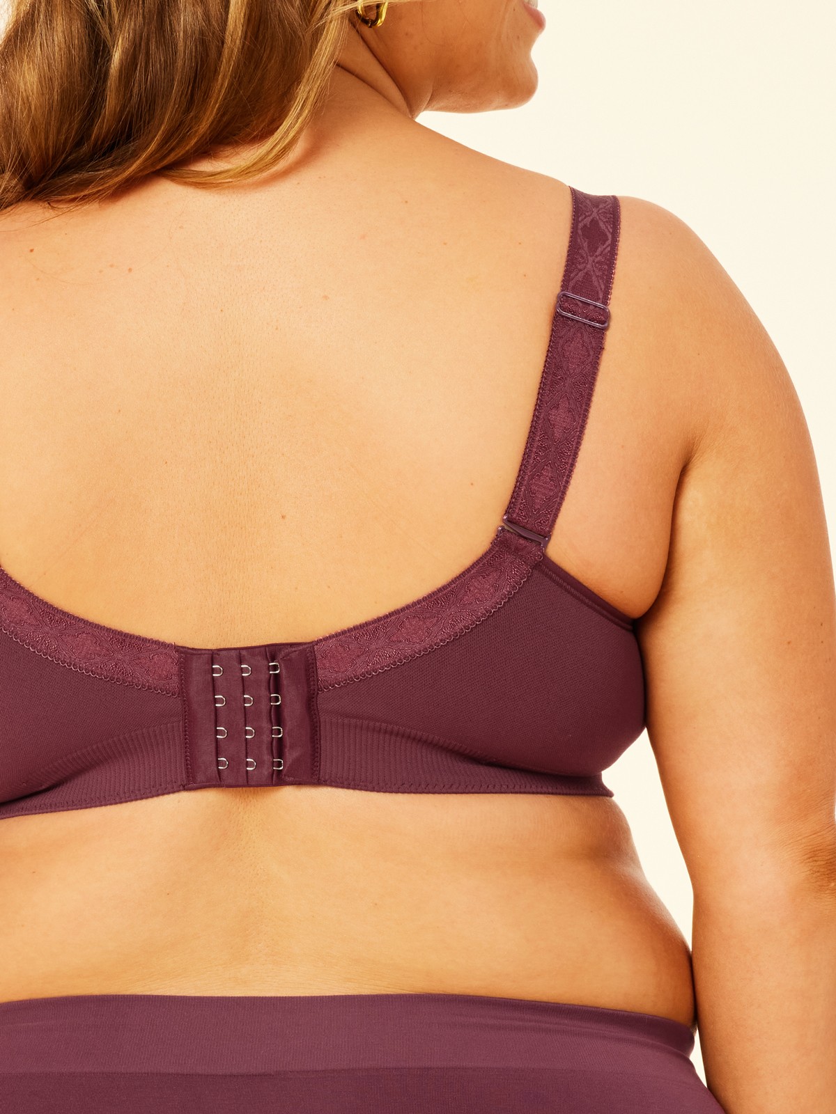 nursing bra - plum