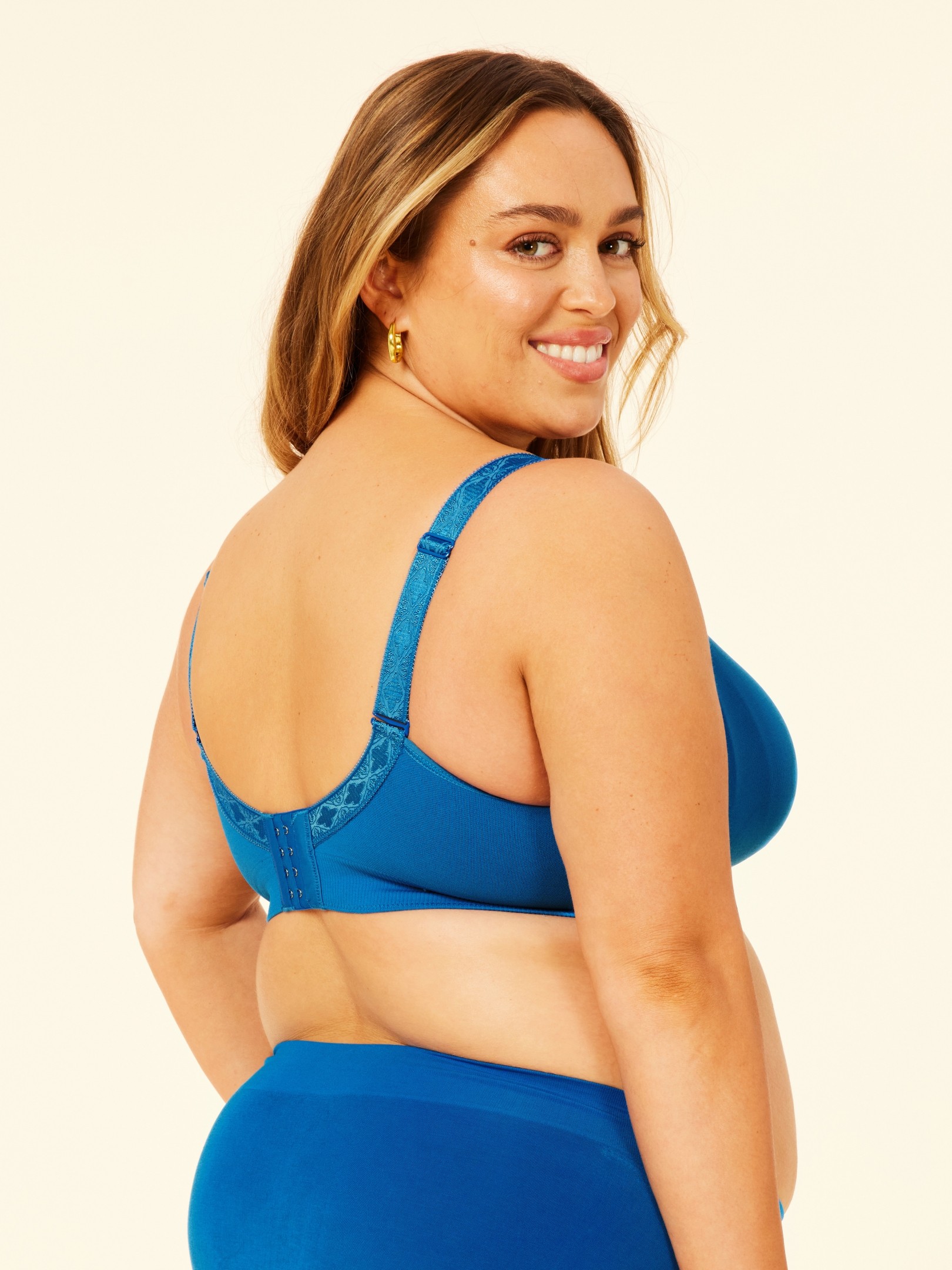 basic bra - cobalt blue