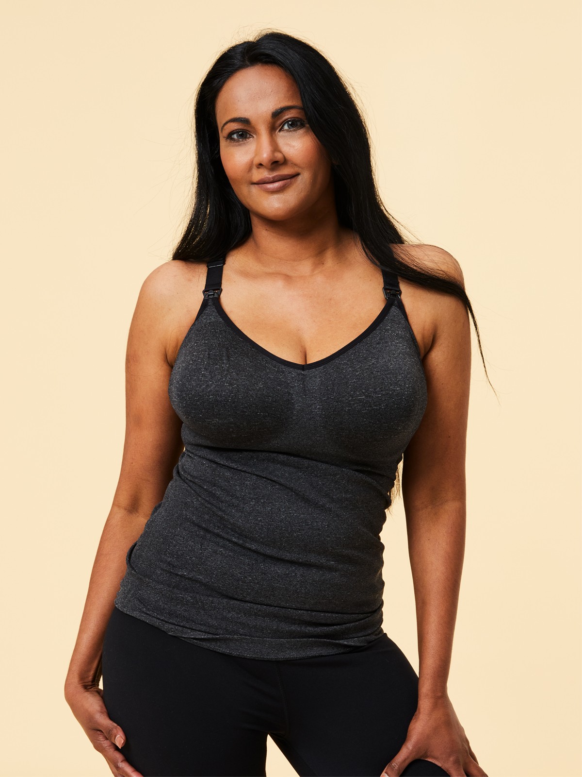 wild nursing tank - charcoal
