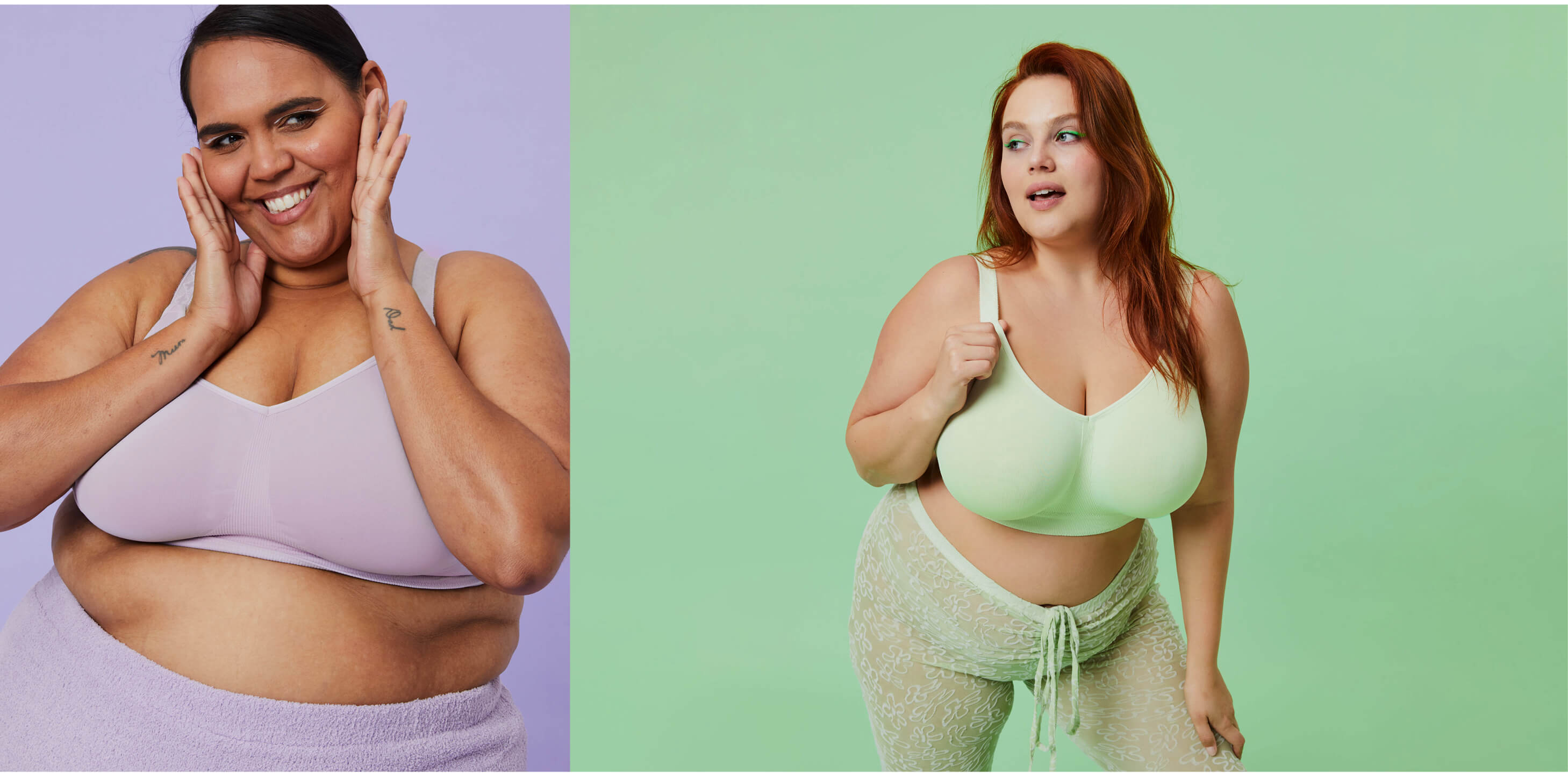 The Wireless Bralettes for F to H Cup