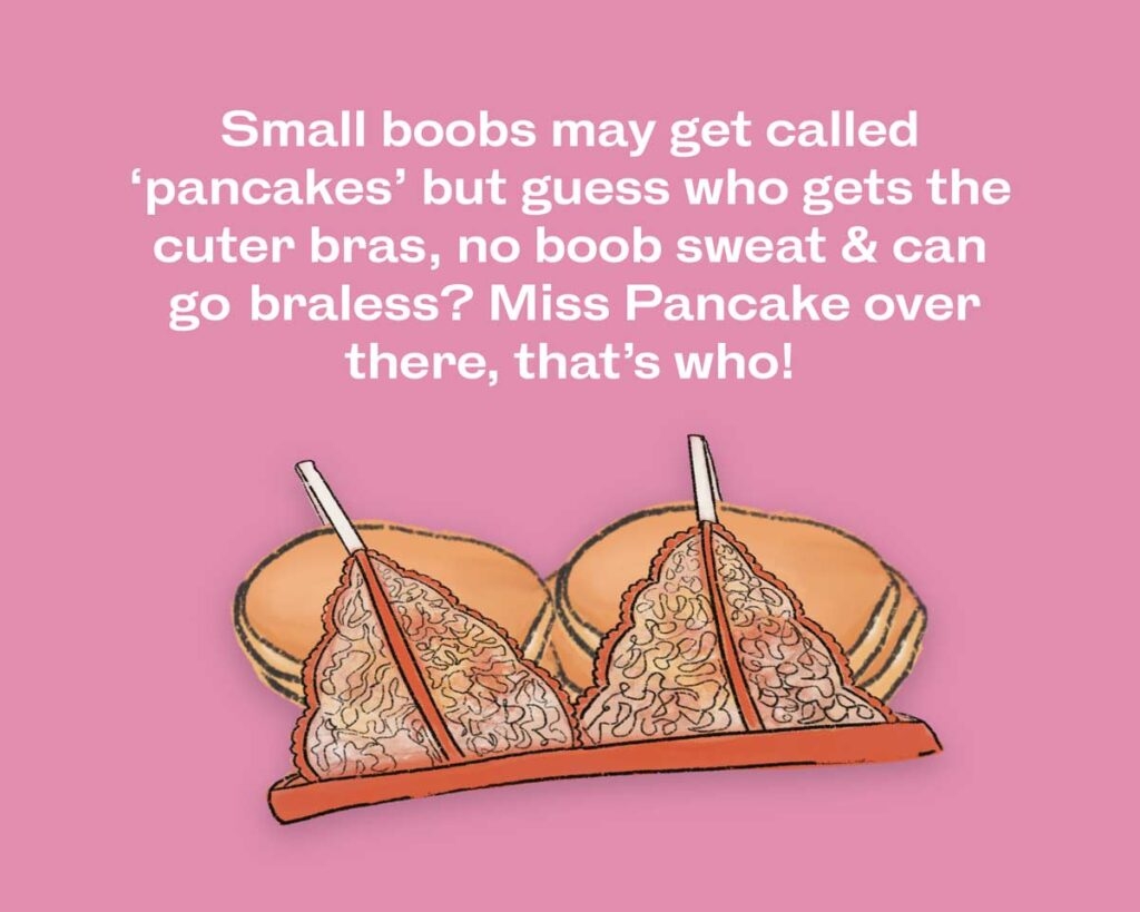 pancake boobs
